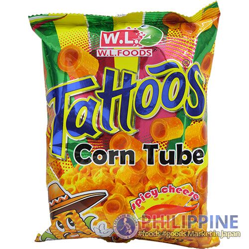 W.L. Foods Corn Tube Spicy Cheese 88g - Image 3