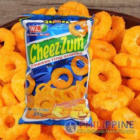 W.L. Foods Cheez Zum Cheese Ring Snacks 88g