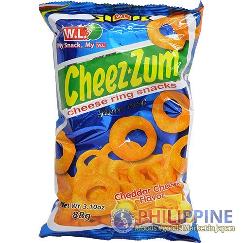 W.L. Foods Cheez Zum Cheese Ring Snacks 88g - Image 3