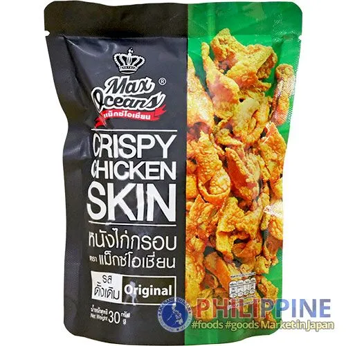 Max Oceans Crispy Chicken Skin Original Flavor 30g - Image 2