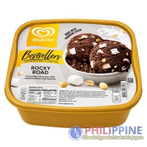 Selecta Rocky Road Ice Cream 1.25L - Image 2