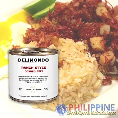 Delimondo Ranch Style Corned Beef 175g - Akabane Bussan Pinoy Foods
