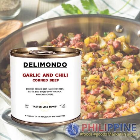 Delimondo Garlic  Chili Corned Beef 175g