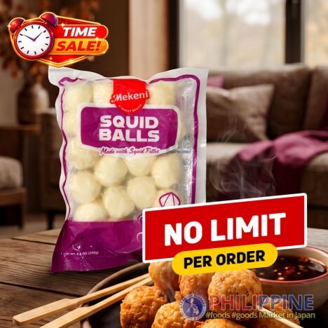Time Sale! Mekeni Squid Balls 250g