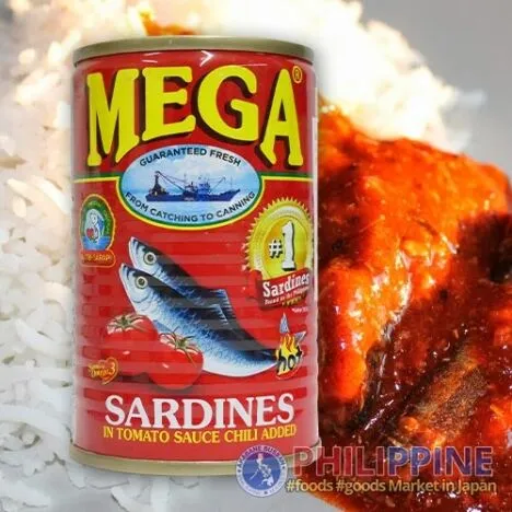 Mega Sardines Red 155g