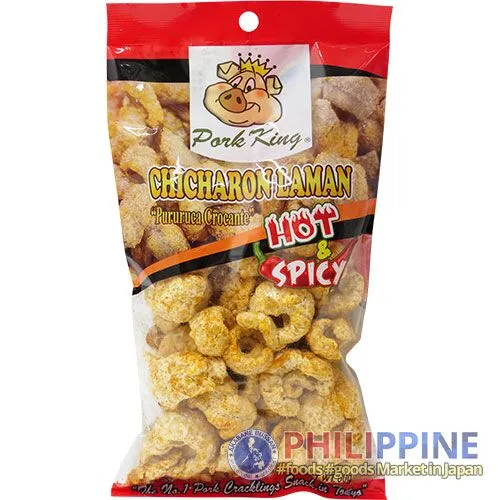 Pork King Chicharon Laman Hot & Spicy 60g - Image 3