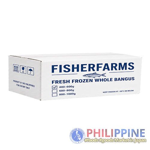 Fisherfarms Fresh Frozen Whole Bangus 1case 19-22pcs - Image 2