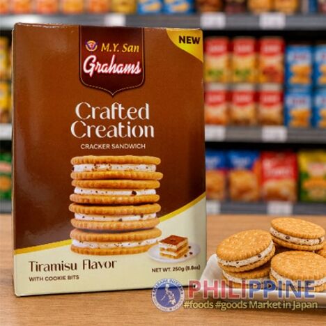M.Y. San Grahams Crafted Creation Cracker Sandwich Tiramisu Flavour 250g