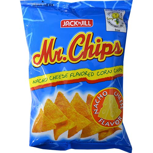 Jack & Jill Mr. Chips (Nacho Cheese) 100g Akabane Bussan