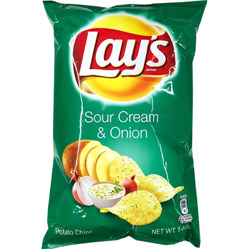 LAY'S SOUR CREAM & ONION 140gX12 - Akabane Bussan