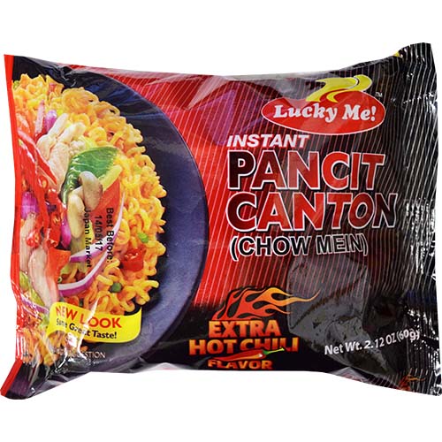 LUCKY ME INSTANT PANCIT CANTON HOTCHILI 60gX72 - Akabane Bussan