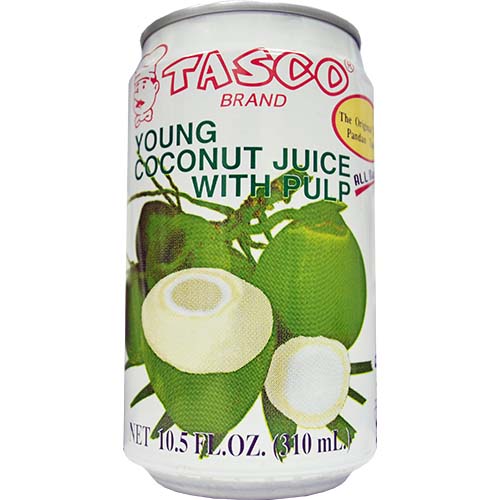 Tasco Young Coconut Juice With Pulp (S) 310ml Akabane Bussan