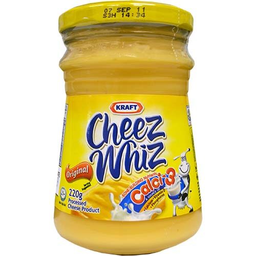 Kraft Cheez Whiz Regular (S) 210g Akabane Bussan