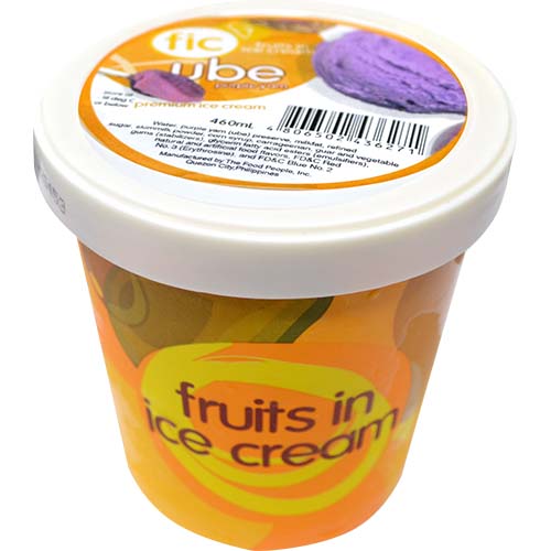 Fruits in Ice Cream Ube (S) 460ml