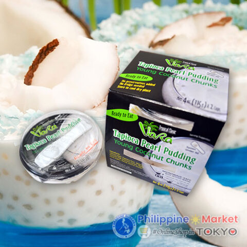 Vara Tapioca Pearl Pudding Young Coconut Chunks (2pcs) 115g