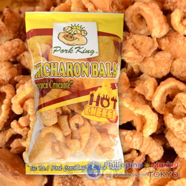Pork King Chicharon Balat Hot Cheese 60g