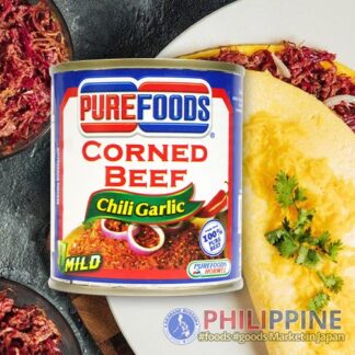 Purefoods Corned Beef Chili Garlic 210g