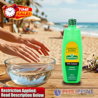 Time Sale! Green Cross Alcohol 70% Solution 500ml