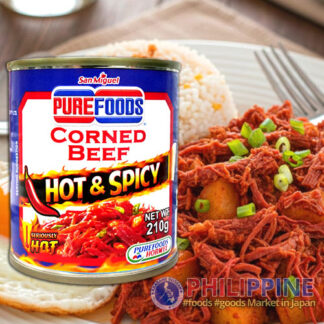 Purefoods Corned Beef Hot & Spicy 210g