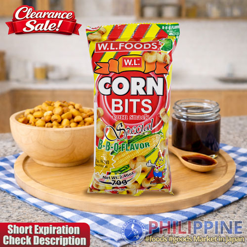 Clearance Sale! W.L. Foods Corn Bits Barbecue 70g