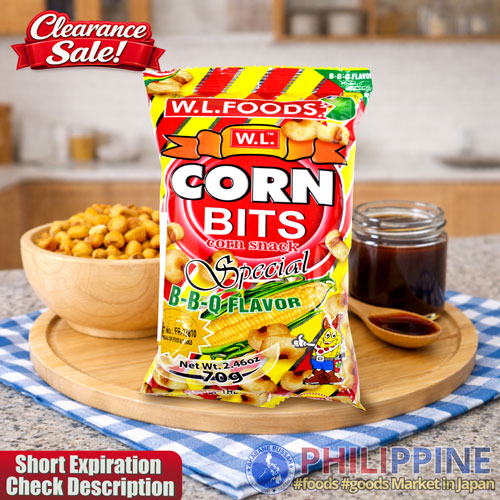 Clearance Sale! W.L. Foods Corn Bits Barbecue 70g