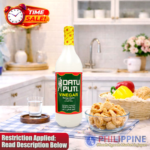 Time Sale! Datu Puti Plain Vinegar 1L