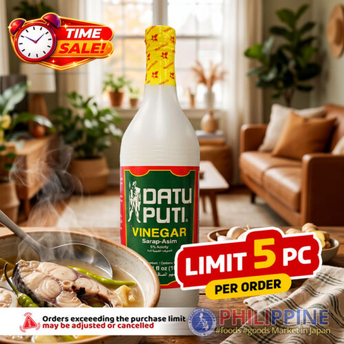 Time Sale! Datu Puti Plain Vinegar 1L