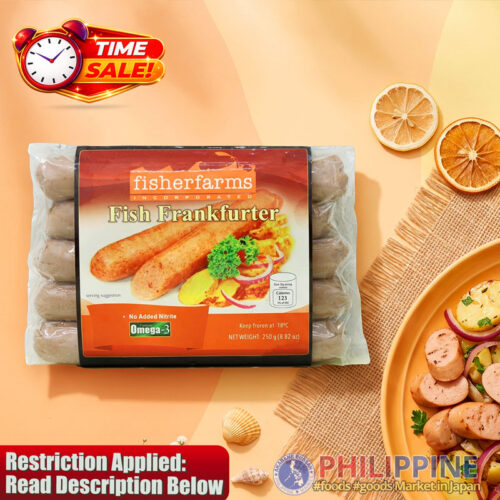 Time Sale! Fisherfarms Regular Fish Frankfurter 250g